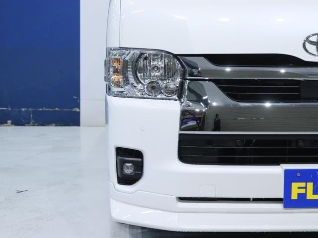 ハイエースバン ＳロングワイドＤＸ　ＧＬパッケージ　フローリング施工　トリムレザー　フロントスポイラー　オーバーフェンダー　Ｄｅｌｆ０６　アルミホイール　ナスカータイヤ　クラシックキャメルシートカバー　Ｔｙｐｅ２ベッドキットＢＩＧ－Ｘフローティングナビ（32枚目）