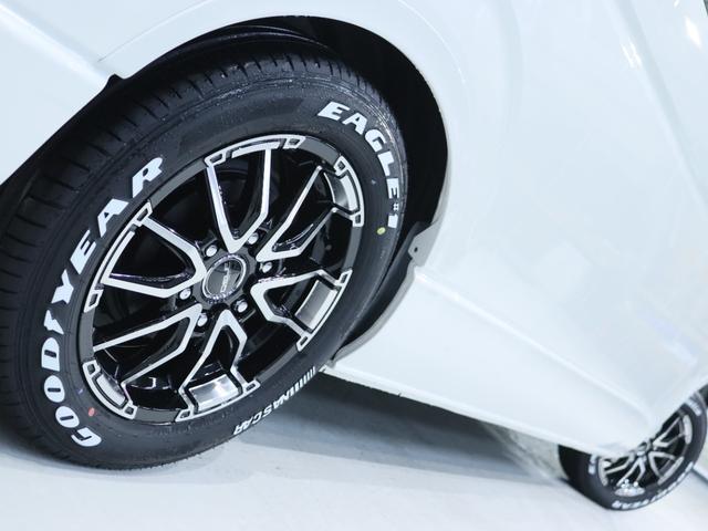 ハイエースバン ＳロングワイドＤＸ　ＧＬパッケージ　フローリング施工　トリムレザー　フロントスポイラー　オーバーフェンダー　Ｄｅｌｆ０６　アルミホイール　ナスカータイヤ　クラシックキャメルシートカバー　Ｔｙｐｅ２ベッドキットＢＩＧ－Ｘフローティングナビ（35枚目）