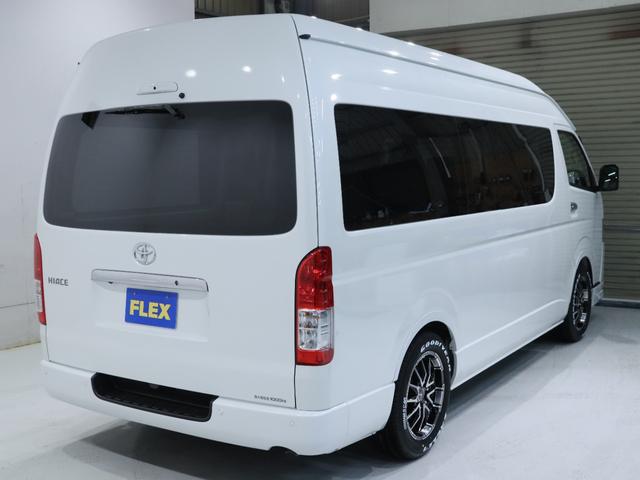 ハイエースバン ＳロングワイドＤＸ　ＧＬパッケージ　フローリング施工　トリムレザー　フロントスポイラー　オーバーフェンダー　Ｄｅｌｆ０６　アルミホイール　ナスカータイヤ　クラシックキャメルシートカバー　Ｔｙｐｅ２ベッドキットＢＩＧ－Ｘフローティングナビ（37枚目）