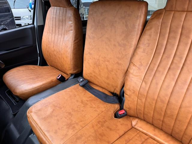 ハイエースバン ＳロングワイドＤＸ　ＧＬパッケージ　フローリング施工　トリムレザー　フロントスポイラー　オーバーフェンダー　Ｄｅｌｆ０６　アルミホイール　ナスカータイヤ　クラシックキャメルシートカバー　Ｔｙｐｅ２ベッドキットＢＩＧ－Ｘフローティングナビ（53枚目）