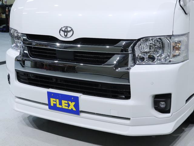 ハイエースバン ＳロングワイドＤＸ　ＧＬパッケージ　フローリング施工　トリムレザー　フロントスポイラー　オーバーフェンダー　Ｄｅｌｆ０６　アルミホイール　ナスカータイヤ　クラシックキャメルシートカバー　Ｔｙｐｅ２ベッドキットＢＩＧ－Ｘフローティングナビ（76枚目）