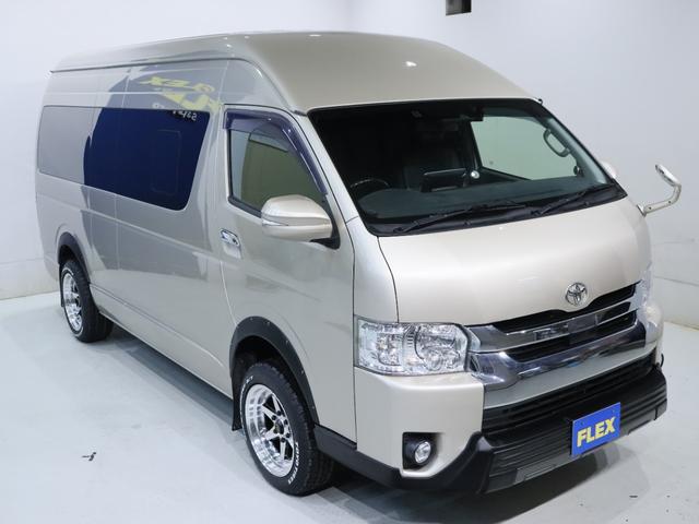 ハイエースワゴン グランドキャビン　Ｔ－Ｆｏｒｃｅスポイラー　オーバーフェンダー　ＸＲ－６　アルミホイール　オープンカントリー　フロントスタビライザー　リアスタビライザー　社外リーフスプリング　ショックアブソーバー　ＢＩＧ－Ｘナビ（22枚目）