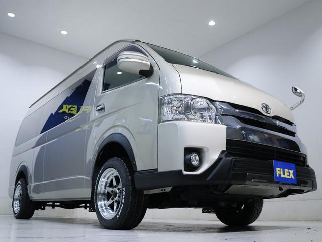 ハイエースワゴン グランドキャビン　Ｔ－Ｆｏｒｃｅスポイラー　オーバーフェンダー　ＸＲ－６　アルミホイール　オープンカントリー　フロントスタビライザー　リアスタビライザー　社外リーフスプリング　ショックアブソーバー　ＢＩＧ－Ｘナビ（23枚目）