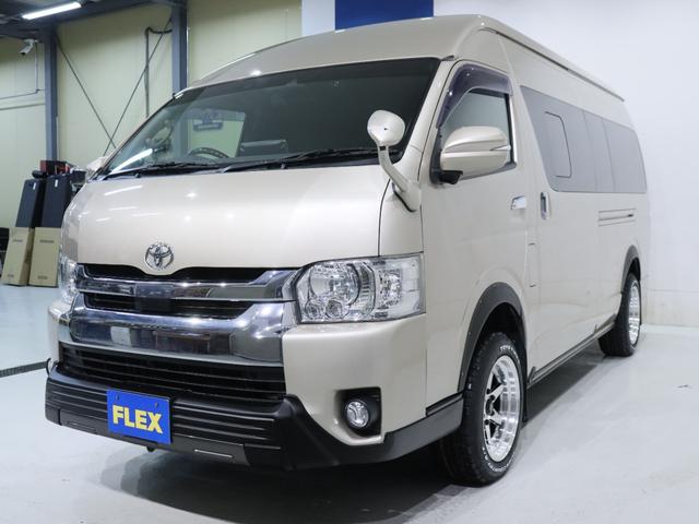 ハイエースワゴン グランドキャビン　Ｔ－Ｆｏｒｃｅスポイラー　オーバーフェンダー　ＸＲ－６　アルミホイール　オープンカントリー　フロントスタビライザー　リアスタビライザー　社外リーフスプリング　ショックアブソーバー　ＢＩＧ－Ｘナビ（24枚目）