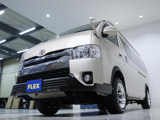 ハイエースワゴン グランドキャビン　Ｔ－Ｆｏｒｃｅスポイラー　オーバーフェンダー　ＸＲ－６　アルミホイール　オープンカントリー　フロントスタビライザー　リアスタビライザー　社外リーフスプリング　ショックアブソーバー　ＢＩＧ－Ｘナビ（26枚目）