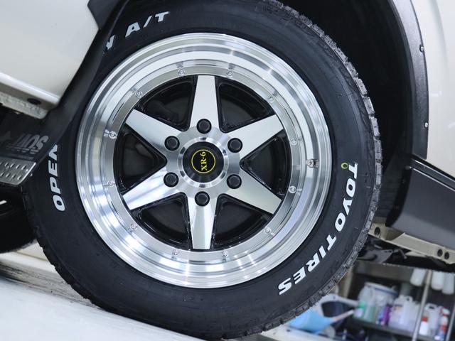 ハイエースワゴン グランドキャビン　Ｔ－Ｆｏｒｃｅスポイラー　オーバーフェンダー　ＸＲ－６　アルミホイール　オープンカントリー　フロントスタビライザー　リアスタビライザー　社外リーフスプリング　ショックアブソーバー　ＢＩＧ－Ｘナビ（38枚目）