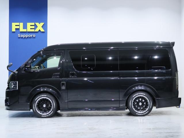 ハイエースバン スーパーＧＬ　ダークプライムＩＩ　デジタルインナーミラー　インテリジェントクリアランスソナー　ＰＶＭ　ＡＣ１００Ｖ　寒冷地仕様　パワスラ　４１５コブラエアロ　ナビ　ＥＴＣ　床張り　ベットキット　１．５ｉｎローダウン　テールランプ（29枚目）