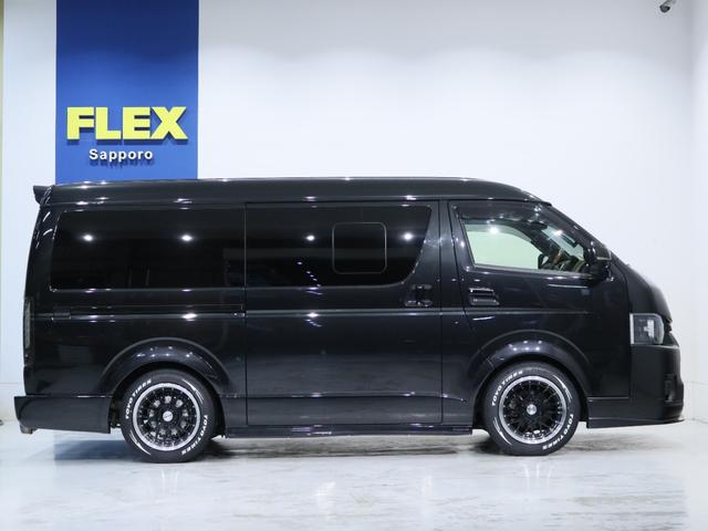 ハイエースバン スーパーＧＬ　ダークプライムＩＩ　デジタルインナーミラー　インテリジェントクリアランスソナー　ＰＶＭ　ＡＣ１００Ｖ　寒冷地仕様　パワスラ　４１５コブラエアロ　ナビ　ＥＴＣ　床張り　ベットキット　１．５ｉｎローダウン　テールランプ（30枚目）