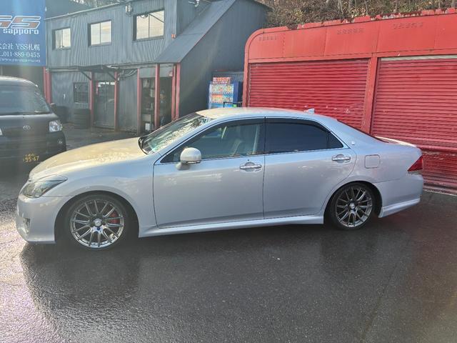 クラウン アスリートｉ－Ｆｏｕｒ　スペシャルナビＰ　車高調ローダウン　社外１８ＡＷ（14枚目）