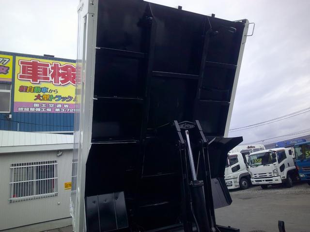 ヒノレンジャー ４トン　ダンプ　深ダンプ　排雪ダンプ　砂利ダンプ　アルミ差し枠　積載３５００ｋ　荷台内寸長さ３４０センチ　幅２０５センチ（11枚目）