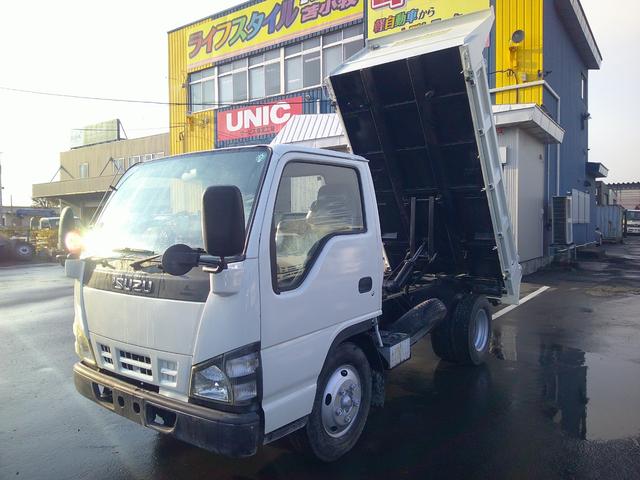 エルフトラック 2トン 低床 ダンプ コボレーン 4ナンバー(3枚目)