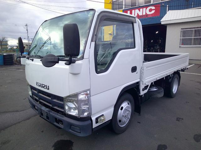 エルフトラック 2トン 4WD 平ボディ 積載2000k ダブルタイヤ(3枚目)