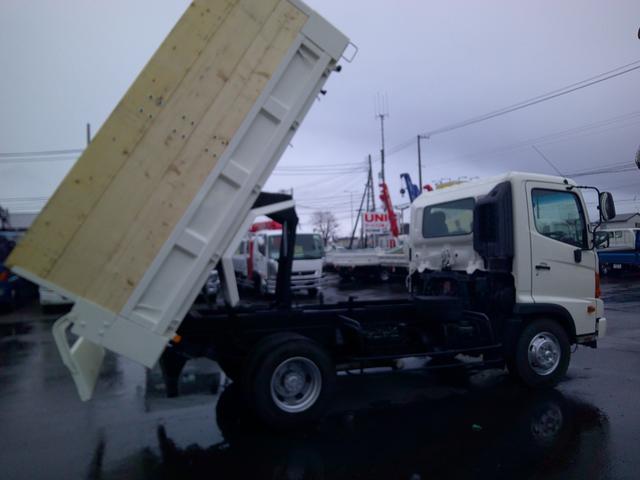 ヒノレンジャー ４トン　ダンプ　深ダンプ　排雪ダンプ　差し枠ダンプ　積載３６５０ｋ（8枚目）