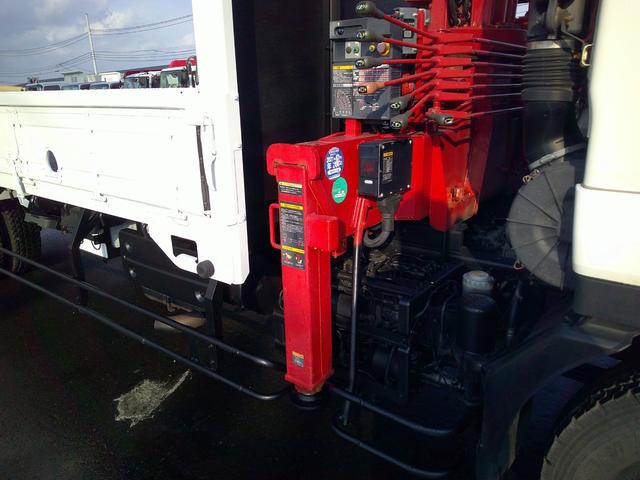フォワード 4トン ロング 4段クレーン ユニック ラジコン 荷台内寸長さ540センチ 幅211センチ 積載2450k(12枚目)