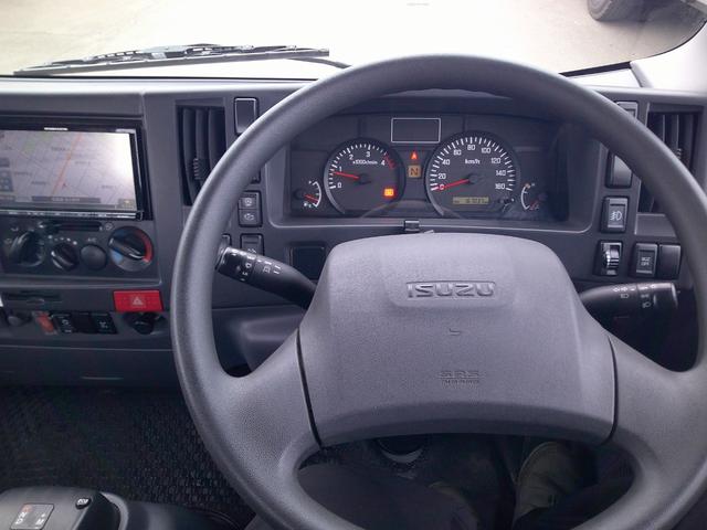 エルフトラック ３トン　４ＷＤ　ワイドロング　搬送車　スライドローダー　乗用車運搬車　オートマ　ウインチ　リモコン　積載３０００ｋ　荷台内寸長さ５５０センチ　幅２０６センチ（12枚目）