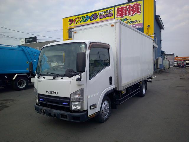 エルフトラック ２トン　４ＷＤ　箱車　アルミバン　積載１７００ｋ　荷台内寸長さ４５０センチ　幅１８０センチ　高さ１９５センチ　オートマ（3枚目）