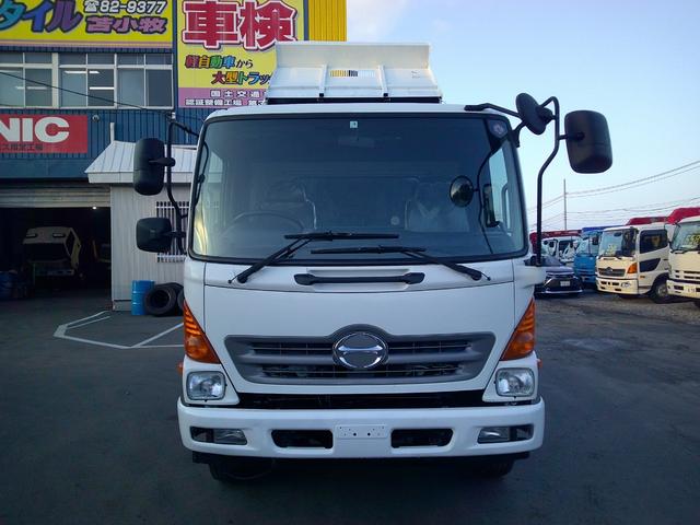ヒノレンジャー ４トン　３転ダンプ　電動サイドゲート　積載３４００ｋ（2枚目）