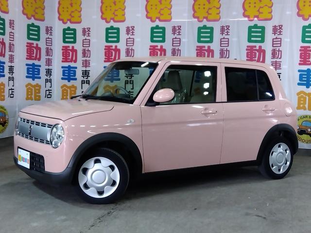 アルトラパン Ｌ　衝突軽減ブレーキ　前後誤発進抑制　横滑り防止装置付き　プッシュスタートスマートキー　シートヒーター付　オートハイビーム　ＡＢＳ　ベンチシート　電動格納式ドアミラー　運転席助手席エアバッグ　４ＷＤ（2枚目）