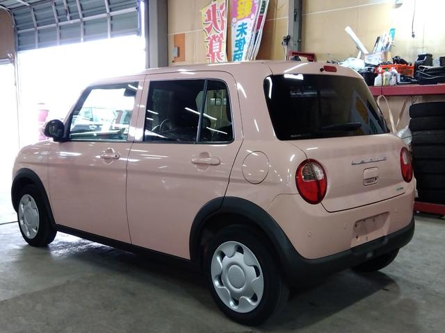 アルトラパン Ｌ　衝突軽減ブレーキ　前後誤発進抑制　横滑り防止装置付き　プッシュスタートスマートキー　シートヒーター付　オートハイビーム　ＡＢＳ　ベンチシート　電動格納式ドアミラー　運転席助手席エアバッグ　４ＷＤ（4枚目）