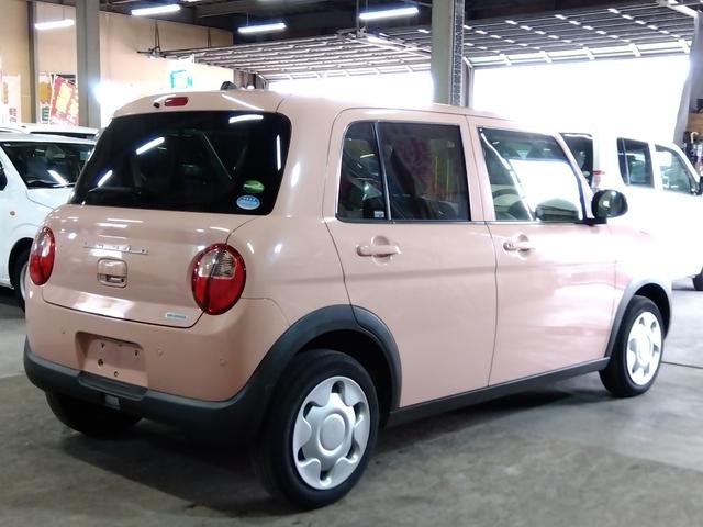 アルトラパン Ｌ　衝突軽減ブレーキ　前後誤発進抑制　横滑り防止装置付き　プッシュスタートスマートキー　シートヒーター付　オートハイビーム　ＡＢＳ　ベンチシート　電動格納式ドアミラー　運転席助手席エアバッグ　４ＷＤ（6枚目）