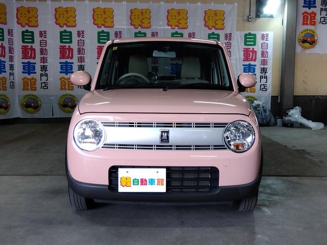 アルトラパン Ｌ　衝突軽減ブレーキ　前後誤発進抑制　横滑り防止装置付き　プッシュスタートスマートキー　シートヒーター付　オートハイビーム　ＡＢＳ　ベンチシート　電動格納式ドアミラー　運転席助手席エアバッグ　４ＷＤ（9枚目）