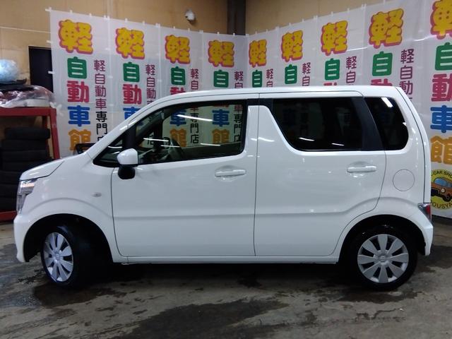 ワゴンＲ ＦＡ　４ＷＤ　シートヒーター　ＡＢＳ付き　横滑防止装置　キーレス付き　運転席エアバッグ　助手席エアバッグ　電動格納ミラー　禁煙車（3枚目）