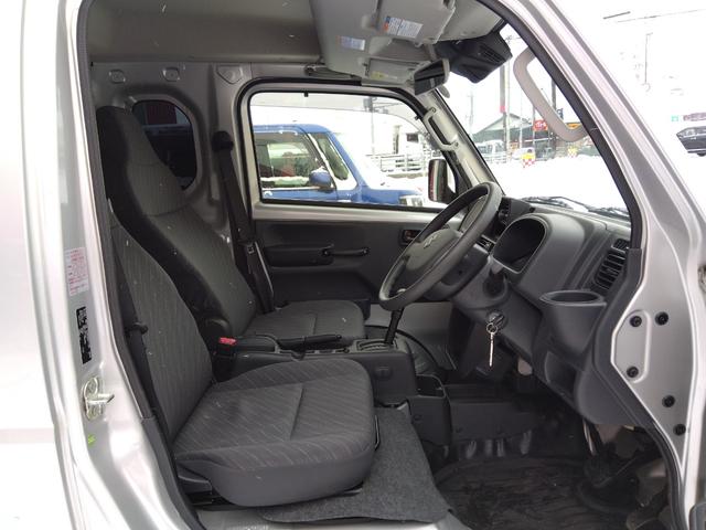 スーパーキャリイ Ｘ　パートタイム４ＷＤ　衝突軽減ブレーキ　キーレスキー　オートＬＥＤ　アイドリングＳＴＯＰ　ＶＳＣ　ＡＢＳ　Ａライト　禁煙　ＬＥＤライト　エアコン　パワステ　ＰＳ　前席ＰＷ　運転席エアバック　幌キット（14枚目）