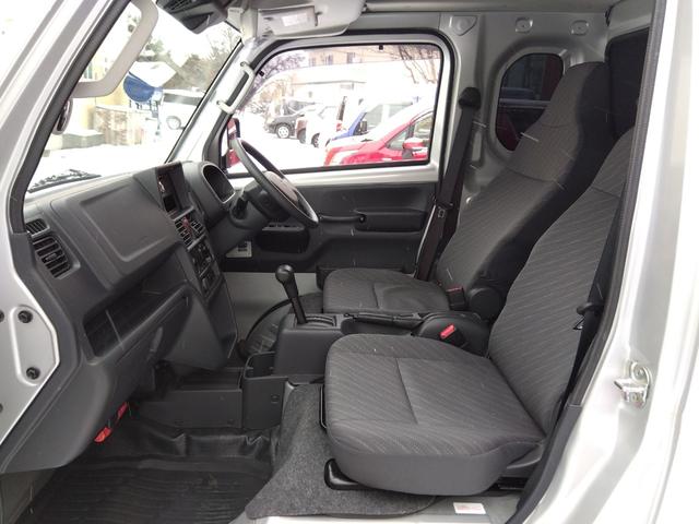 スーパーキャリイ Ｘ　パートタイム４ＷＤ　衝突軽減ブレーキ　キーレスキー　オートＬＥＤ　アイドリングＳＴＯＰ　ＶＳＣ　ＡＢＳ　Ａライト　禁煙　ＬＥＤライト　エアコン　パワステ　ＰＳ　前席ＰＷ　運転席エアバック　幌キット（30枚目）