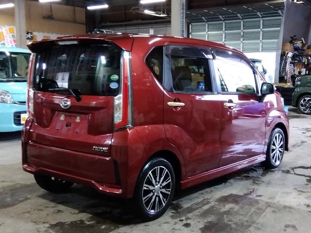 ムーヴ カスタムＸ２０ｔｈアニバサリーゴールドＥＤ　ＳＡＩＩ　４ＷＤ　衝突軽減ブレーキ　純正ナビ　フルセグＴＶ　Ｂｌｕｅｔｏｏｔｈ　横滑り防止　アイドリングストップ　バックカメラ　オートエアコン　オートライト　ＬＥＤヘッドライト　エンジンスターター（6枚目）