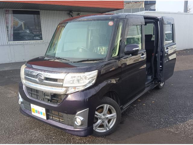 タント カスタムＲＳ　スマートセレクションＳＡ　ターボ　４ＷＤ　衝突軽減ブレーキ　両側パワースライドドア　スマートキー　ミラーヒーター　アイドリングストップ　ＬＥＤヘッドライト　社外アルミホイール　誤発進抑制装置　横滑り防止装置　ＡＢＳ（8枚目）