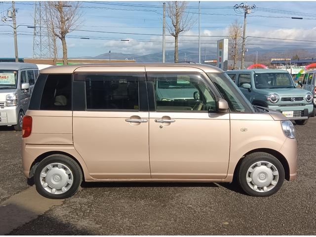 ムーヴキャンバス Ｘ　ＳＡＩＩ　４ＷＤ　衝突軽減ブレーキ　禁煙車　アイドリングストップ　スマートキー　プッシュスタート　ＣＤ　誤発進抑制装置　横滑り防止装置　ＡＢＳ（2枚目）