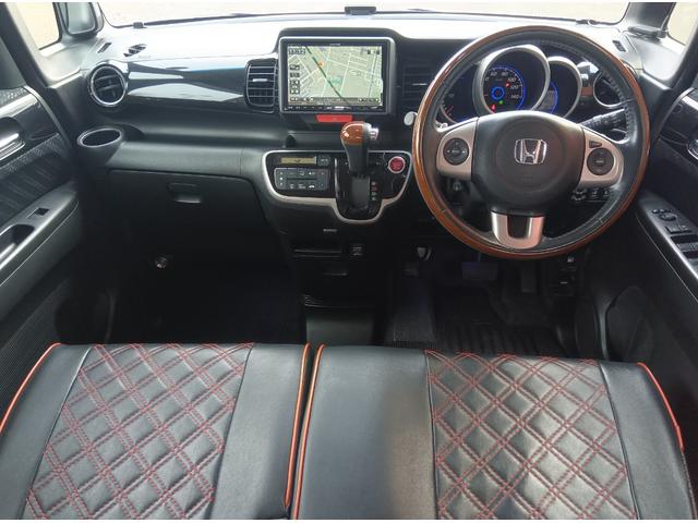 Ｎ－ＢＯＸカスタム Ｇ・ターボパッケージ　４ＷＤ　Ｂｌｕｅｔｏｏｔｈ　バックカメラ　純正ナビＴＶ　両側パワースライドドア　ＥＴＣ　スマートキー　エンジンスターター　横滑り防止装置　ミラーヒーター　ＡＢＳ　ＣＤ　ＤＶＤ　ＬＥＤヘッドライト（14枚目）