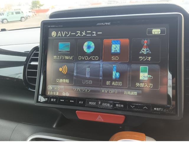 Ｎ－ＢＯＸカスタム Ｇ・ターボパッケージ　４ＷＤ　Ｂｌｕｅｔｏｏｔｈ　バックカメラ　純正ナビＴＶ　両側パワースライドドア　ＥＴＣ　スマートキー　エンジンスターター　横滑り防止装置　ミラーヒーター　ＡＢＳ　ＣＤ　ＤＶＤ　ＬＥＤヘッドライト（19枚目）