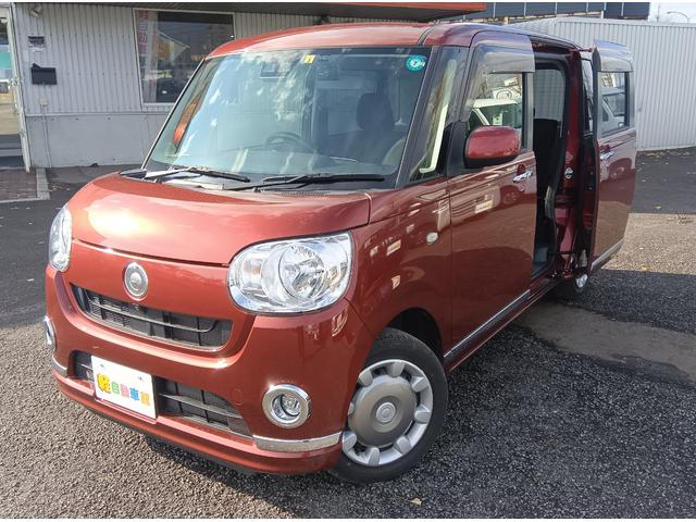 ムーヴキャンバス Ｘブラックインテリアリミテッド　ＳＡＩＩＩ　４ＷＤ　衝突軽減ブレーキ　ドライブレコーダー　両側パワースライドドア　禁煙車　スマートキー　アイドリングストップ　ＣＤ　ミラーヒーター　誤発進抑制装置　横滑り防止装置　ＡＢＳ　Ｗ・サイドエアバッグ（4枚目）