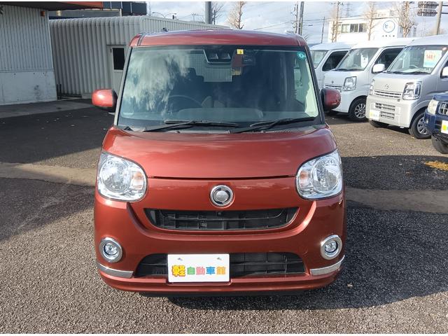 ムーヴキャンバス Ｘブラックインテリアリミテッド　ＳＡＩＩＩ　４ＷＤ　衝突軽減ブレーキ　ドライブレコーダー　両側パワースライドドア　禁煙車　スマートキー　アイドリングストップ　ＣＤ　ミラーヒーター　誤発進抑制装置　横滑り防止装置　ＡＢＳ　Ｗ・サイドエアバッグ（6枚目）