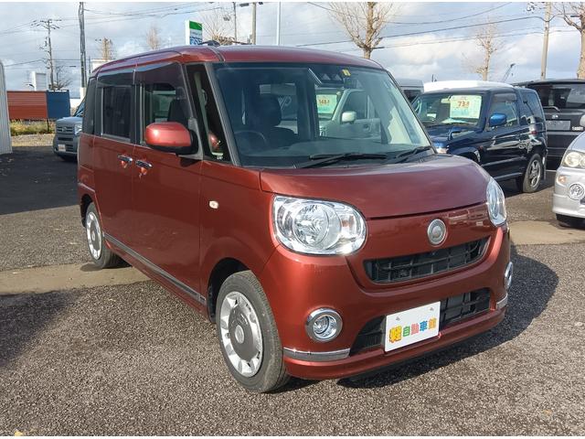 ムーヴキャンバス Ｘブラックインテリアリミテッド　ＳＡＩＩＩ　４ＷＤ　衝突軽減ブレーキ　ドライブレコーダー　両側パワースライドドア　禁煙車　スマートキー　アイドリングストップ　ＣＤ　ミラーヒーター　誤発進抑制装置　横滑り防止装置　ＡＢＳ　Ｗ・サイドエアバッグ（9枚目）