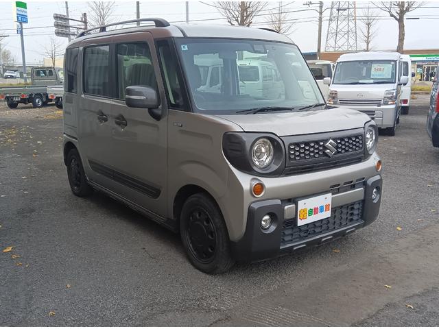 スペーシアギア ハイブリッドＸＺ　純正ディスプレイオーディオ　４ＷＤ　衝突軽減ブレーキ　Ｂｌｕｅｔｏｏｔｈ　ドラレコ　両側パワースライドドア　禁煙車　ＣＤ　シートヒーター　スマートキー　アイドリングストップ　ＬＥＤヘッドライト（7枚目）