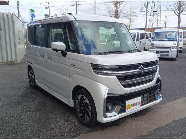 スペーシアカスタム ハイブリッドＸＳ　全方位モニター付純正ナビＴＶ　スズキコネクト　４ＷＤ　衝突軽減ブレーキ　Ｂｌｕｅｔｏｏｔｈ　バックカメラ　ドライブレコーダー　両側パワースライドドア　ＥＴＣ　シートヒーター　禁煙車　スマートキー（20枚目）