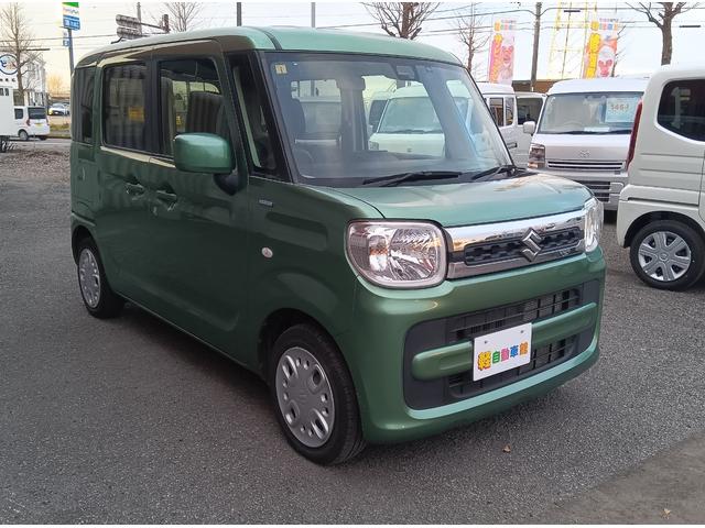 スペーシア ハイブリッドＸ　純正ナビＴＶ　４ＷＤ　衝突軽減ブレーキ　Ｂｌｕｅｔｏｏｔｈ　ドライブレコーダー　両側パワースライドドア　シートヒーター　ミラーヒーター　禁煙車　スマキー　ＣＤ　ＤＶＤ　誤発進抑制装置　障害物センサー（16枚目）