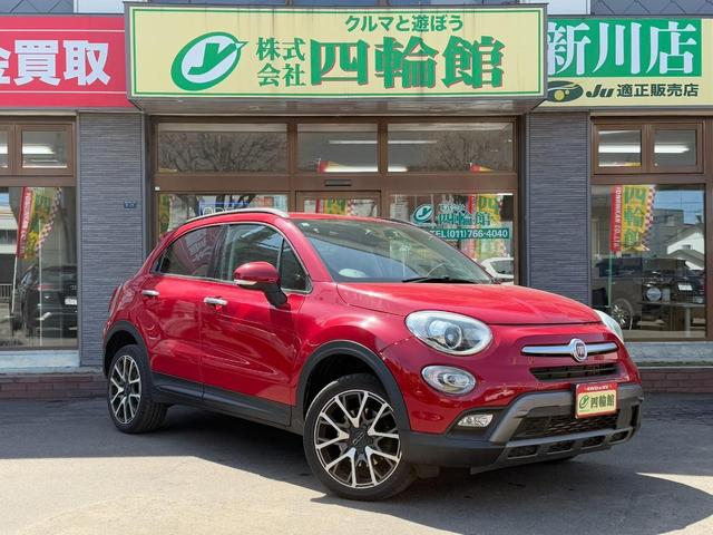 ５００Ｘ クロス　プラス　ターボ　４ｘ４　レッドヒュプノティック８９５　ブラウンレザーシート　Ｕコネクト／ＵＳＢ／ＢＴ　ドライバーアシスト／ブレーキ＋警告／斜後方接近ＢＳＭ／車線逸脱／駐車ソナー　クルーズコントロール　キセノンライト　前席ヒーター　スマートキー　夏冬タイヤ（29枚目）