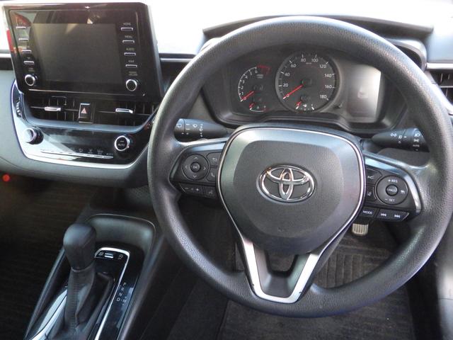 カローラスポーツ G X 4WD 寒冷地 インテリジェントクリアランスソナー 駐車支援ブレーキ バックガイドモニター 純正LEDフロントフォグランプ 予防安全/衝突軽減/操舵支援/車速追従/道路標識 スマホ連携ディスプレイオーディオ スマートキー バイザー ETC 夏冬タイヤ付(4枚目)