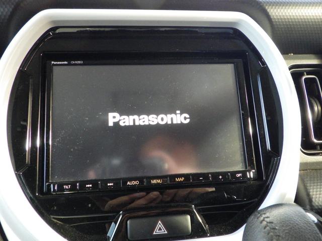 フレアクロスオーバー ハイブリッドXT ターボ 4WD オプション全方位モニター 8型パナソニックナビTV/USB/BT/DVD エンジンスターター ロッドホルダー 前席+ミラーヒーター ドラレコ ETC バイザー 夜間歩行者感知/衝突軽減/車線/車速追従/駐車ソナー 夏冬タイヤ付(6枚目)