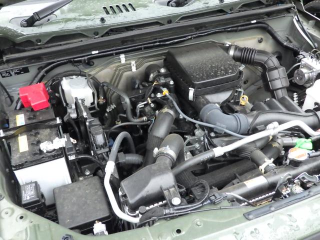 ジムニー ＸＣ　４速ＡＴ　４型／リヤパーキングセンサー搭載モデル　楽ナビＴＶ／ＢＴ／ＵＳＢ　バックカメラ　前後マッドフラップ　ラゲッジマット　サイ印フロアトレー　バイザー　ＥＴＣ　下まわり防錆　前席ヒーター　軽減ブレーキ／車線逸脱　クルーズコントロール　夏冬タイヤ付（10枚目）