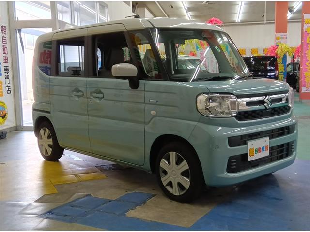 スペーシア ハイブリッドＸ　セーフティプラスパッケージ　４ＷＤ　衝突軽減ブレーキ　両側パワースライド　シートヒーター　ＬＥＤヘッドライト　スマートキー　横滑り防止装置　禁煙車（8枚目）