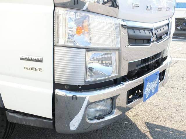 キャンター 全低床ダンプ　カスタム　３ｔ　Ｆ５　内寸　長さ３０５ｃｍ　幅１５９ｃｍ　高さ３７ｃｍ　フルセグメモリーナビ　レーンアシスト　キーレス　ＣＤ　ＵＳＢ　Ｂｌｕｅｔｏｏｔｈ　メッキバンパーグリルコーナーパネルサイドミラー（18枚目）