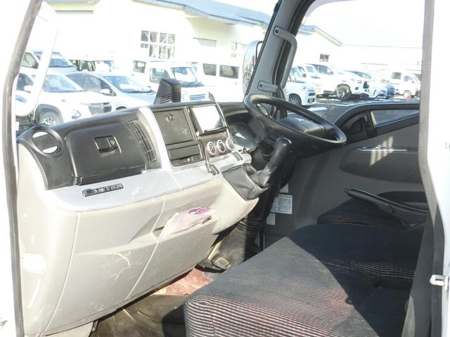 キャンター 全低床ダンプ　カスタム　３ｔ　Ｆ５　内寸　長さ３０５ｃｍ　幅１５９ｃｍ　高さ３７ｃｍ　フルセグメモリーナビ　レーンアシスト　キーレス　ＣＤ　ＵＳＢ　Ｂｌｕｅｔｏｏｔｈ　メッキバンパーグリルコーナーパネルサイドミラー（48枚目）