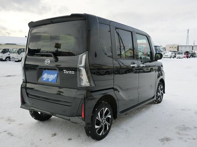 タント カスタムＸ　４ＷＤ　両側電動スライドドア　クリアランスソナー　衝突被害軽減システム　オートライト　ＬＥＤヘッドフォグランプ　サイドエアバッグ　スマートキー　ブレーキホールド　シートヒーター　ベンチシート（15枚目）