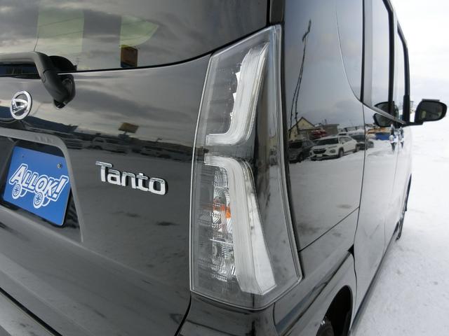 タント カスタムＸ　４ＷＤ　両側電動スライドドア　クリアランスソナー　衝突被害軽減システム　オートライト　ＬＥＤヘッドフォグランプ　サイドエアバッグ　スマートキー　ブレーキホールド　シートヒーター　ベンチシート（33枚目）