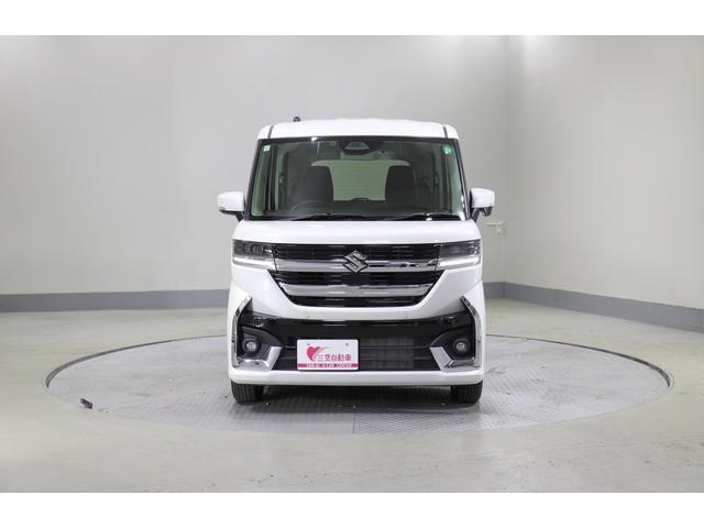 スペーシアカスタム ハイブリッドGS 4WD レンタアップ 社外ナビ フルセグTV ETC 衝突軽減サポート Iストップ 片側パワスラ シートH Hミラー ステコン クルコン ブレーキH レーンアシスト コーナーセンサー LED 純正AW(8枚目)