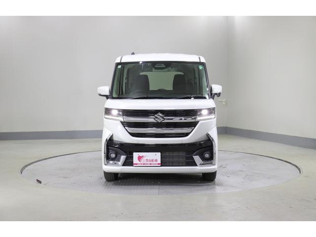 スペーシアカスタム ハイブリッドGS 4WD レンタアップ 社外ナビ フルセグTV ETC 衝突軽減サポート Iストップ 片側パワスラ シートH Hミラー ステコン クルコン ブレーキH レーンアシスト コーナーセンサー LED 純正AW(9枚目)